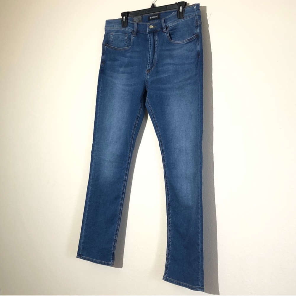NWT Blank NYC Wooster Slim Fit Dark Blue Rinse Size 28x32 - Picture 3 of 10